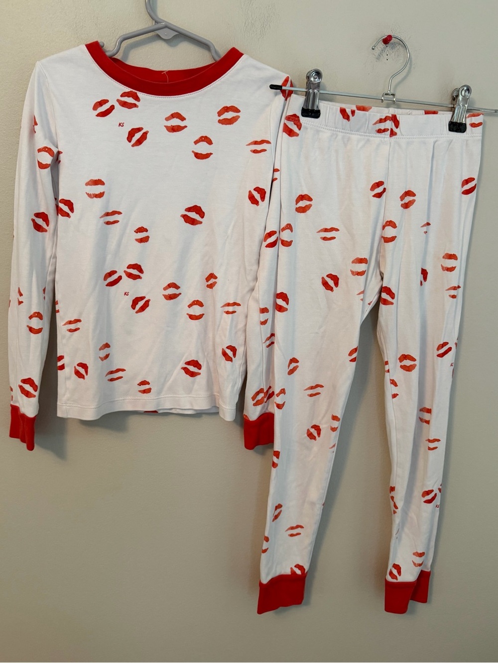 Lake x Kate Schelter Red Lip Pajamas